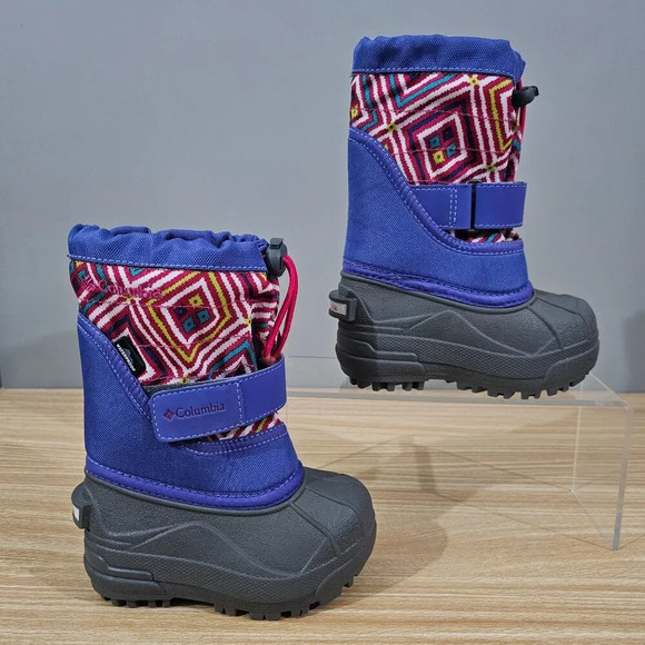 Columbia Kids' Purple and Gray Snow Boots - Picture 3 of 13